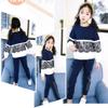 FTSUCQ Girls Activewear Sportsuit Lace Pullover Shirt and Pants Set,Blue 140 view 3
