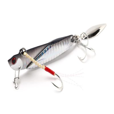 Jackson KSV Metal Jig, Flying Over Daniel, Blade, 3.3 inches (83 mm), 1.4 oz (40 g), Keimura Silver