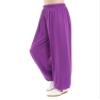 Men Super Soft Harem Pants Modal Yoga Pants Elastic Pilates Pants Sport Pants (Size XXXL, Purple) view 2