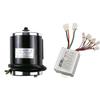 ZXTDR 24v 500w Brushed Speed Motor and Controller Set for Electric Scooter Go Kart Bicycle e Bike Tricycle Moped view 1
