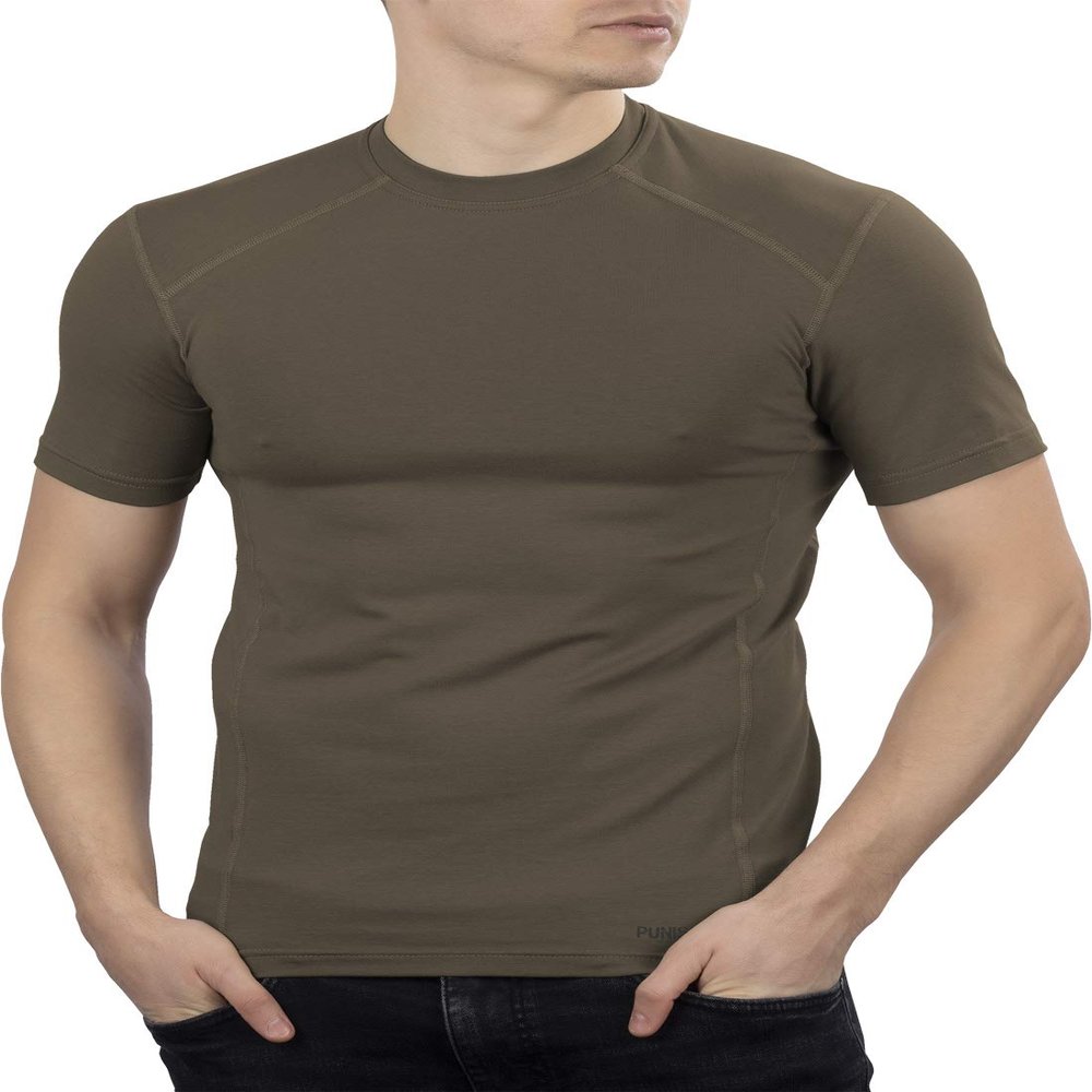 281Z Military Stretch Cotton Underwear T-Shirt for Tactical Hiking and Outdoor (Olive Drab, Medium)