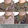 281Z Military Stretch Cotton Underwear T-Shirt for Tactical Hiking and Outdoor (Coyote Brown, 2X-Large) view 2