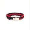 Tru550 Red and Black Team Atlanta Falcon Reflector Jewelry Paracord Survival Bracelet (Size 7.5) view 3