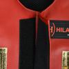 HILASON Kids Junior Youth Horse Riding Pro Rodeo Leather Protective Vest Red/Gold view 2