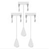 N'ice Packaging 3 White Leatherette xtra Tall 7.5" Earring T Stand Display, T Shape Holder for Tradeshow, Home Business, Promotion, or just for Home. view 1