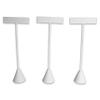 N'ice Packaging 3 White Leatherette xtra Tall 7.5" Earring T Stand Display, T Shape Holder for Tradeshow, Home Business, Promotion, or just for Home. view 4