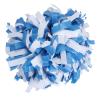 ICObuty Plastic Cheerleading Pom pom 6 inch 1 Pair (Columbia Blue-White) view 1