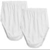 City Threads Baby Girls Boys Diaper Covers Bloomers Cotton Soft Comfortable Durable Made in USA 2-Pack, White & White, 4T view 1