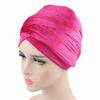 Qhome Luxury Pleated Velvet Turban Hijab Head Wrap Extra Long Tube Indian Headwrap Scarf Tie view 3