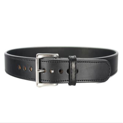 Daltech Force Steel Core Reinforced Leather Gun Belt - Thick Concealed Carry - Black 44