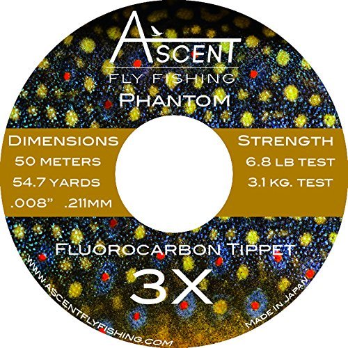 Ascent Fly Fishing Phantom Fluorocarbon Tippet (3X)