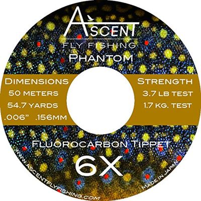 Ascent Fly Fishing Phantom Fluorocarbon Tippet (6X)