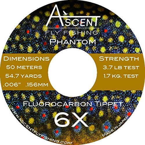Ascent Fly Fishing Phantom Fluorocarbon Tippet (6X)