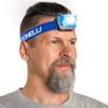 Foxelli LED Headlamp Flashlight for Adults & Kids, Running, Camping, Hiking Head Lamp with White & Red Light, Comfortable Headband, Lightweight & Waterproof, 3 AAA Batteries view 1