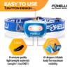 Foxelli LED Headlamp Flashlight for Adults & Kids, Running, Camping, Hiking Head Lamp with White & Red Light, Comfortable Headband, Lightweight & Waterproof, 3 AAA Batteries view 2