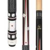ASKA Poker Cards and Dice Billiard Pool Cue, 58" Hard Rock Canadian Maple, 13mm Hard Tip (Aces, 19-Ounce) view 1