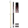 ASKA Poker Cards and Dice Billiard Pool Cue, 58" Hard Rock Canadian Maple, 13mm Hard Tip (Aces, 19-Ounce) view 4