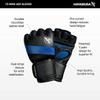 Hayabusa T3 4oz Pro Style MMA Gloves for Men and Women - White/Grey, Small view 3