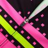BIYINGEE Women's Cycling Jersey Short Sleeve Sweat Wicking Pink Green Size XXXL view 3