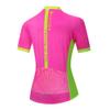 BIYINGEE Women's Cycling Jersey Short Sleeve Sweat Wicking Pink Green Size 5XL view 2