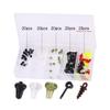 100Pcs Fishing Anglen Hook Stopper Plastic Bead Hook Pegs Fishing Tools and Accessories view 1