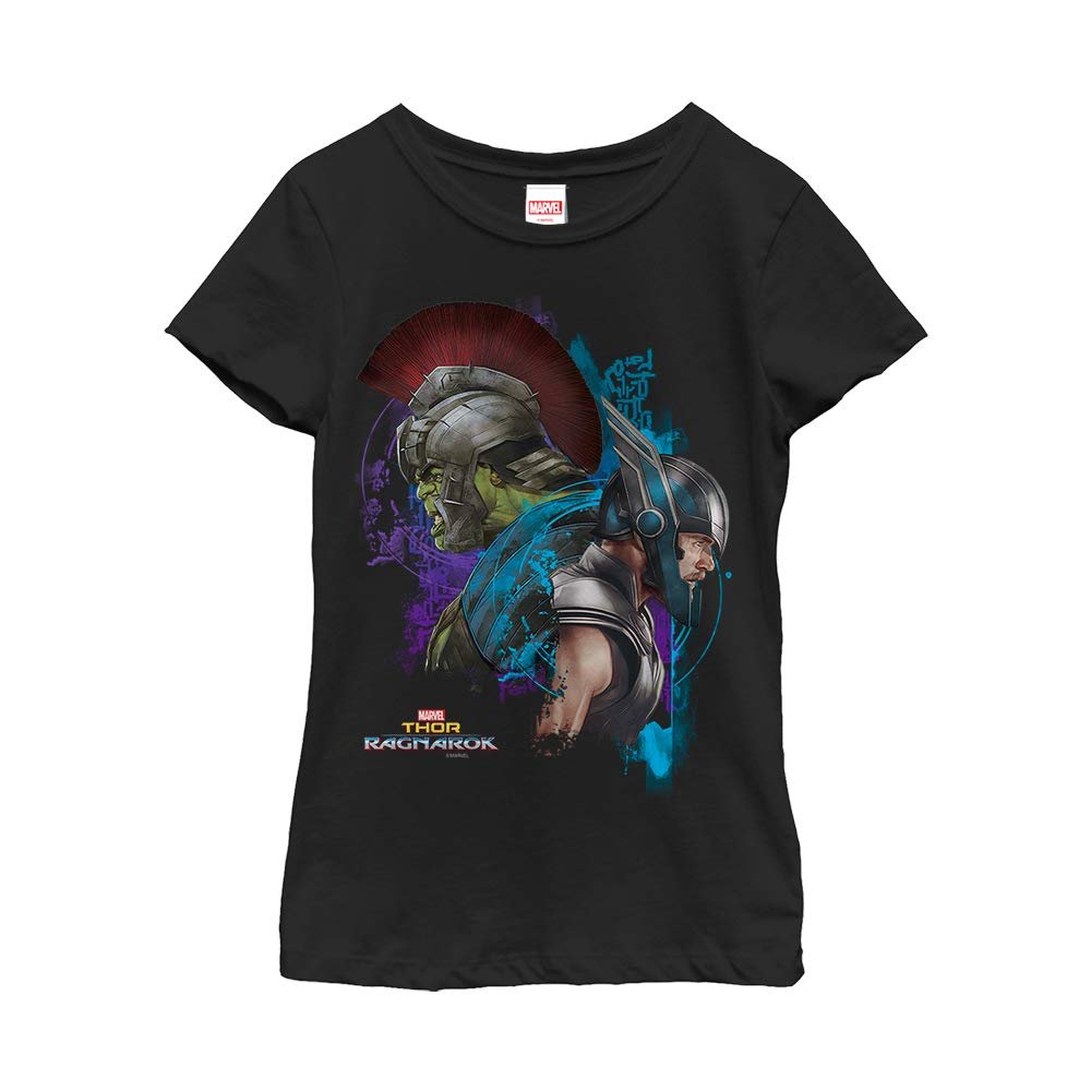 Fifth Sun girls Marvel Warriors Short Sleeve Tee T Shirt, Black, X-Small US