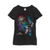 Fifth Sun girls Marvel Warriors Short Sleeve Tee T Shirt, Black, X-Small US view 1