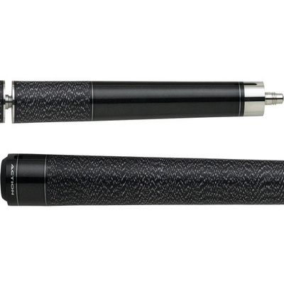 Action ACTBJ06 Pewter metallic Break Jump Pool Cue Stick with 12 pieces of Master Billiard Chalk (19)