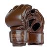 Sanabul Battle Forged 4oz MMA Gloves for Men & Women, Professional Fighting Boxing Muay Thai Kickboxing Gloves for Sparring Grappling and Training, Brown X-Large view 1