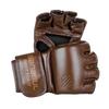 Sanabul Battle Forged 4oz MMA Gloves for Men & Women, Professional Fighting Boxing Muay Thai Kickboxing Gloves for Sparring Grappling and Training, Brown X-Large view 3