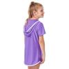 Free Country Girls' Hooded Kangaroo Cover Up, Ultraviolet, M(10/12) view 3
