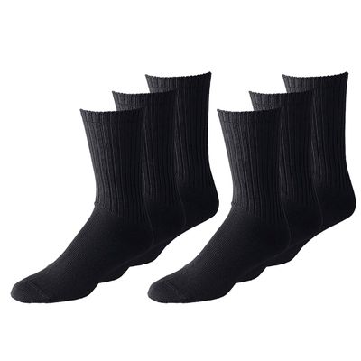 Mechaly 60 Pairs Women's Athletic Crew Socks - Bulk Wholesale Packs - Any Shoe Size (6-8,