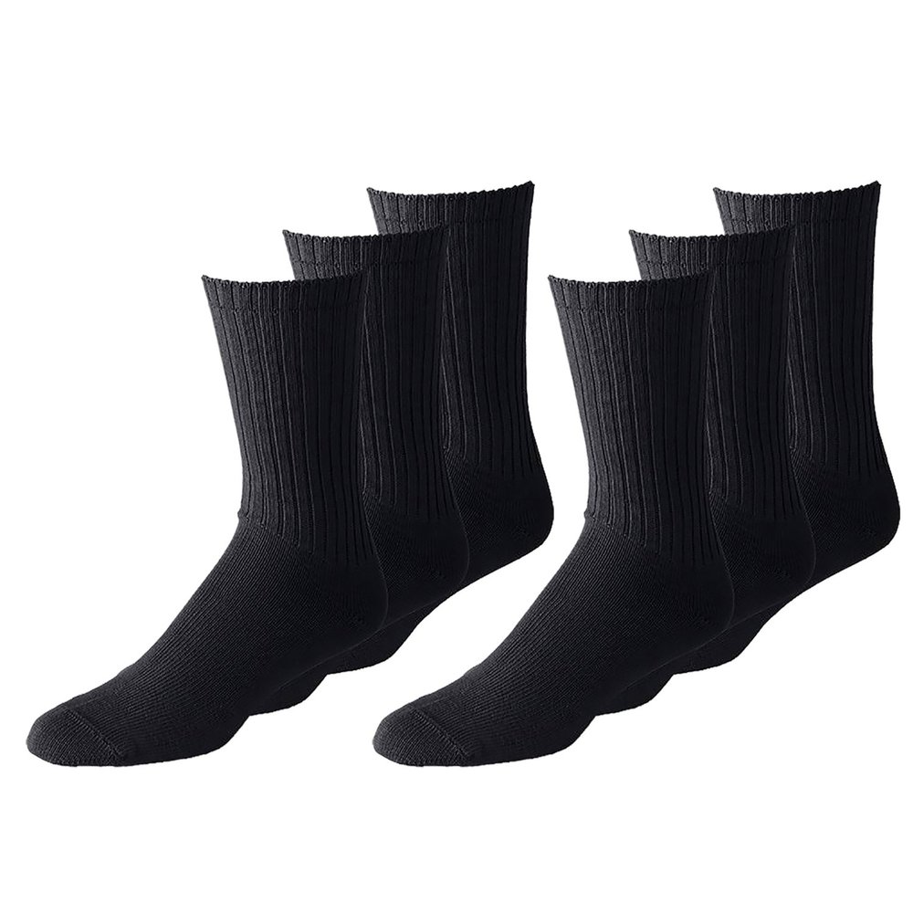 Mechaly 60 Pairs Women's Athletic Crew Socks - Bulk Wholesale Packs - Any Shoe Size (6-8,