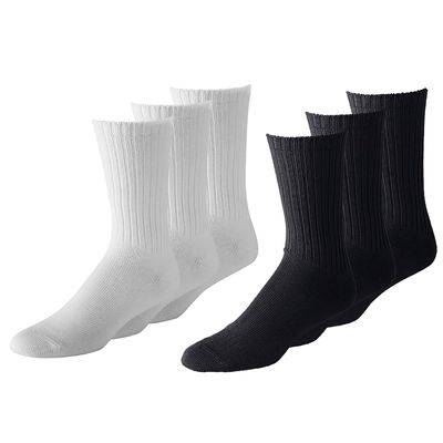 Mechaly 24 Pairs Women's Athletic Crew Socks - Bulk Wholesale Packs - Any Shoe Size (6-8,