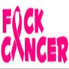 F*ck Cancer Window Sticker Decal (Deep Pink) view 1