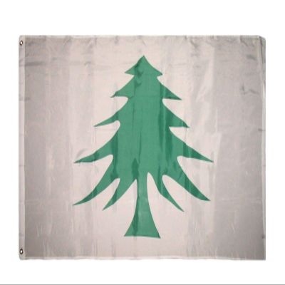 3X5 Massachusetts Navy 1775-1777 Pine Tree Washington Cruisers Flag 3'X5' Banner