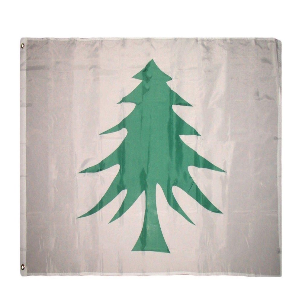 3X5 Massachusetts Navy 1775-1777 Pine Tree Washington Cruisers Flag 3'X5' Banner