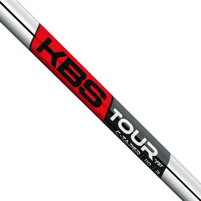 Tour Shop Fresno KBS C-Taper Iron Shafts - Stiff Flex - .355 Taper Tip (SW - S - 120g)