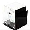 Better Display Cases Acrylic Volleyball Display Case with Silver Risers Mirror and Wall Mount (A027-SR) view 3