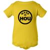 Baby from Born Made in Houston TX Logo Label HQ Jumpsuit-Yelow-24M Yellow