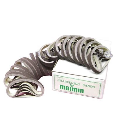 Sharpening Bands for Maimin Cutting Machines #1451 Medium Grit - 100 Pack