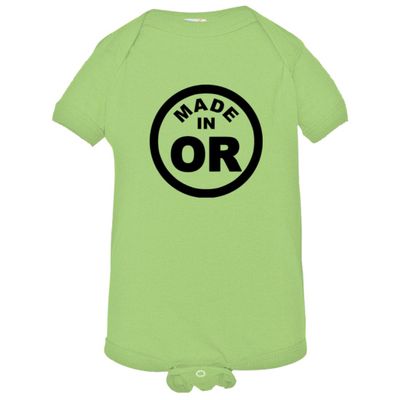Baby from Born Made in Oregon OR State Logo Label HQ Jumper-Lim-6M