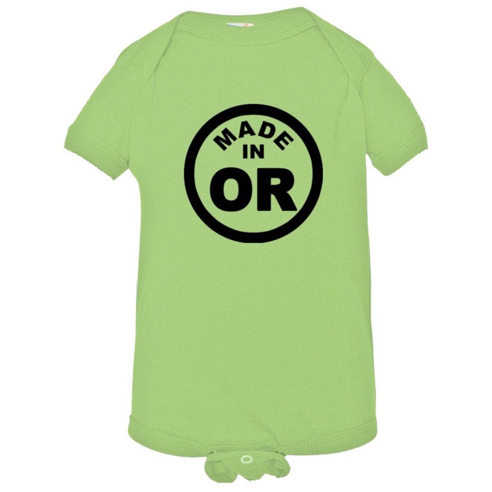 Baby from Born Made in Oregon OR State Logo Label HQ Jumper-Lim-6M