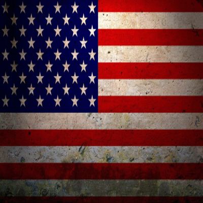 1-5" American Grunge Square Flag Decal Vinyl Sticker America US USA Old Glory