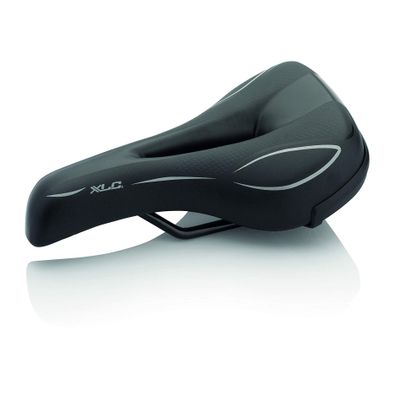 XLC Traveller II Bike Saddle, Unisex, 2502038500, Black, 275x148mm
