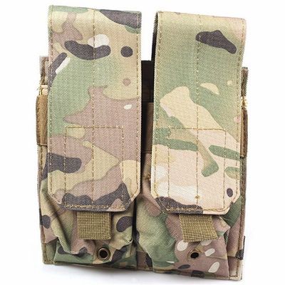 Tactical Molle Dual Double Mag Magazine Pouch Holster for M4/M16 5.56 .223 (CP