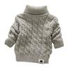 Nine Minow Boys Girls Turtleneck Sweaters Soft Warm Children's Sweater (3-4 Years, Grey) view 1