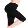 CnlanRow Women Under Skirt Lace Capri Tights - Soft Stretch Cropped Leggings for Women,Black Lace Trim,X-Large view 1