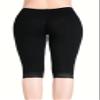 CnlanRow Women Under Skirt Lace Capri Tights - Soft Stretch Cropped Leggings for Women,Black Lace Trim,X-Large view 3