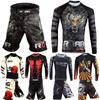ROAR MMA Rash Guards Fight Training BJJ Grappling No Gi Wear (BLK/Dragon, Medium) view 1